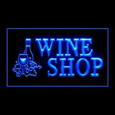 170006 Wine Shop Store Open Home Decor illuminated Light Neon Signs