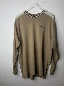 Reebok Sweatshirt Basic Vintage 90s USA Sports Sweater, Beige Mens XL 48” - Picture 1 of 16