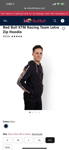 Red Bull KTM Racing Team Letra Hoodie, Shorts And Sweatpants Set XXL Cover