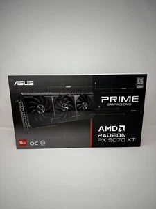 ASUS Prime Radeon RX 9070 XT OC Edition GPU Graphics Card NEW SEALED SHIPS FREE - Picture 1 of 3