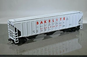 ATHERN RTR Bakelite Plastics 54' PS 3 Bay Covered Hopper GACX 42345 HO Scale NEW - Picture 1 of 12