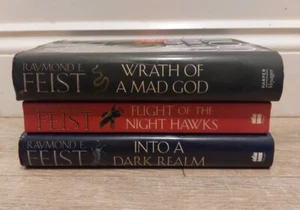 Raymond E. Feist The Darkwar Saga First Edition Complete Hardcover - Picture 1 of 7