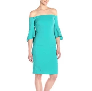 NWT Laundry Green Cocktail dress Sz 0 - Picture 1 of 4