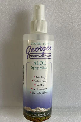 George’s- Always Active Aloe Spray Mister - 8 fl oz refrescante, alivio de quemaduras solares Foto 1 de 2