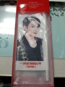 BTS World Tour Official Speak yourself The Final Jungkook Mini Flag Unopened FEW - Picture 1 of 2