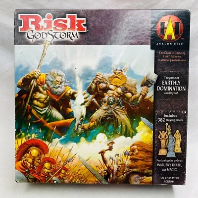 Risk Godstorm Board Game Avalon Hill Wizards of the Coast 2004 VG/EX - Image 1 of 4