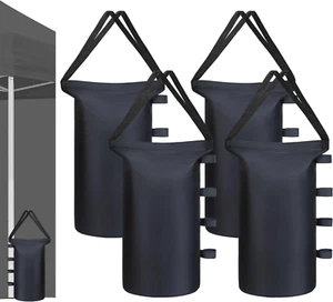 200 Lbs Canopy Tent Weights Sand Bags Set of 4, Heavy Duty 1680D Canopy Weights - Picture 1 of 12