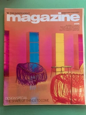 INDEPENDENT magazine 7-July-2001 DESIGN SPECIAL Alice Rawsthorn Edra Furniture - Image 1 of 2