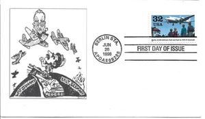 1998 FDC, BERLIN AIRLIFT - Picture 1 of 1