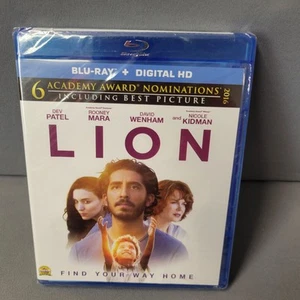 Lion Movie Blu-Ray Disc+ Digital HD Find Your Way Home PG 13 Sealed - Picture 1 of 7