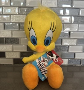 Tweety Bird Plush Doll Figure LOONEY TUNES - Space Jam Warner Bros 9” BRAND NEW - Picture 1 of 10