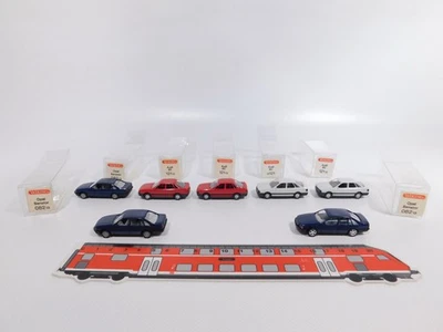 7X Wiking H0 1:87 Modello 082 13 Opel Senator 121 Audi 80 Mint Box #DI225-0,5 - Immagine 1 di 4