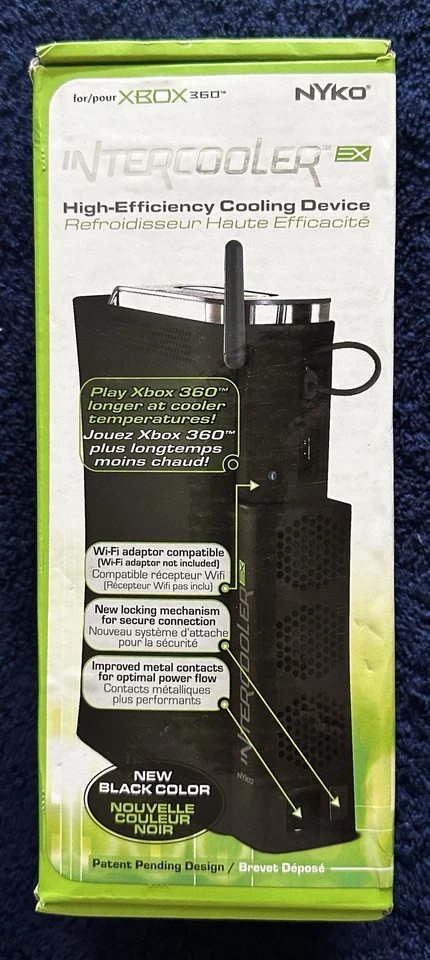 Nyko Intercooler EX Cooling Device For Xbox 360 BlackNEW/SEALED 86022-A50 Rare - Image 1 of 4