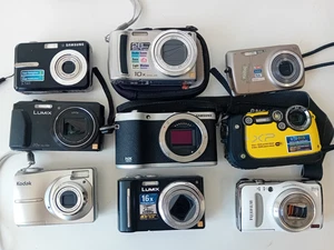 Job Lot Digital Cameras - Canon /Panasonic / Samsung / Kodak *Spares/Untested - Picture 1 of 7