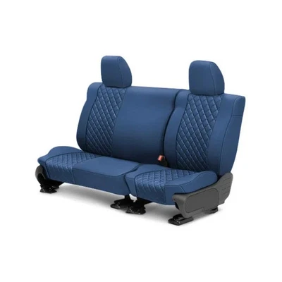 For Toyota Camry 07-11 Cordura Diamond Quilted 2nd Row Blue Custom Seat Covers Foto 1 de 2