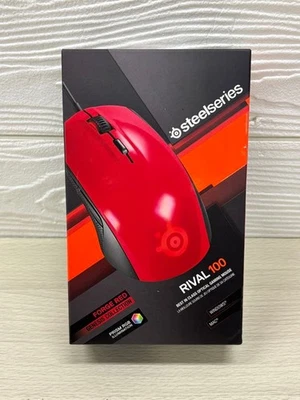 SteelSeries Rival 100 Forge Red Gaming Mouse Limited Edition Unopened - Image 1 of 4