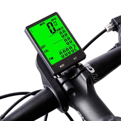 Bicycle Computer Multifunction Bike Computer IPX6 Waterproof Long Backlight - Image 1 of 4