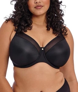 Elomi Smooth Sahara Underwire Moulded T-shirt Bra EL4301 Black Size 36K - Picture 1 of 4