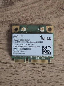 Carte sans fil WiFi pour ordinateur portable Intel 622ANHMW Centrino Advanced-N 6200 - Photo 1/2