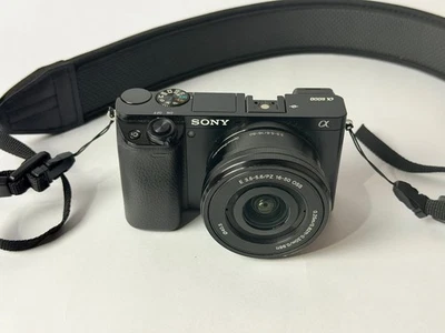 Sony A6000 Bundle w/ Kit Lens - Ultra Low Shutter (1,914) - Read Description - Image 1 of 4