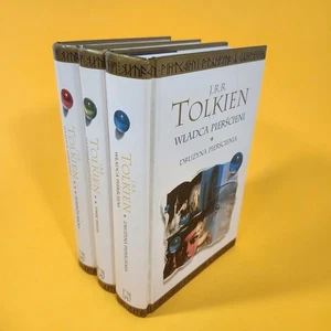Lord of the Rings Polish Wladca Pierscieni JRR Tolkien Hardcover Books Set 2001 - Picture 1 of 12