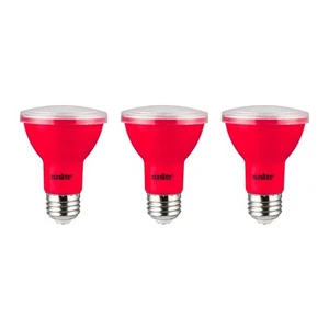 Sunlite 40247 LED PAR20 Colored Recessed Light Bulb, 3 Watt (50w Equivalent), - Picture 1 of 6