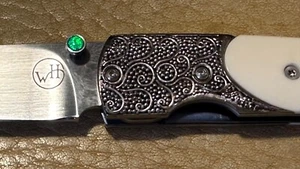 William Henry Pocket Knife - Early WH w/ Silver Granulation & Wire (90/100) - Picture 1 of 9