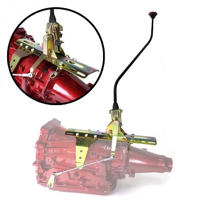 Kit de palanca de cambios de transmisión de cambio lateral con 23 brazos cisne negros para GM 4L60E Foto 1 de 4