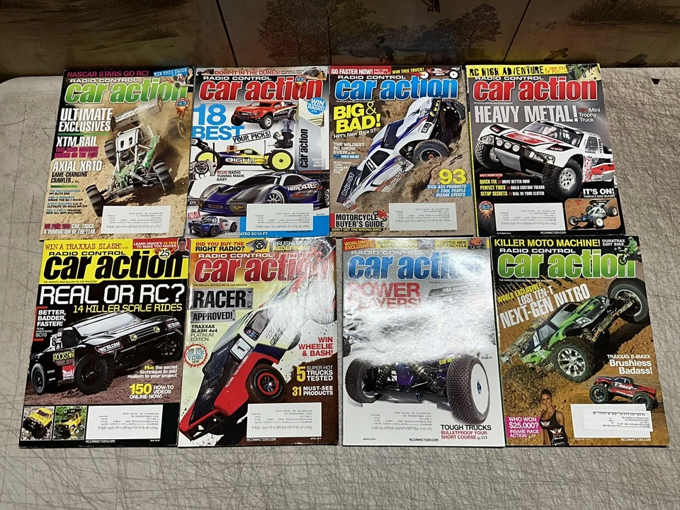 R/C Car Action Magazine Lot (2010/8 Issues) - Image 1 of 1