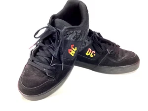 PURE AC/DC Rock Band Skateboard Shoes Sneakers Black Men’s Size 13 US - Picture 1 of 11