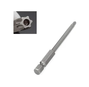 Single Magnetic Torx Bit Security Pin 75mm Long Screwdriver 1/4" Hex Star T6-T40 - Picture 1 of 19