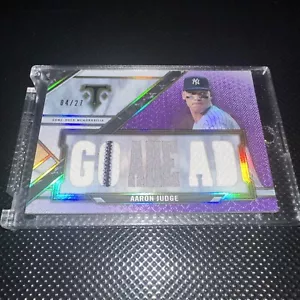 2021 topps triple threads aaron judge “GO AHEAD” #4/27 Game Used - Yankees - Picture 1 of 2