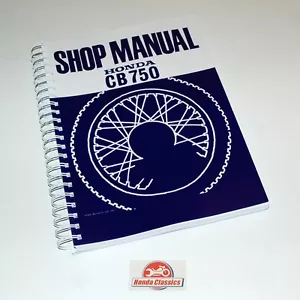 Honda Factory Taller Manual de Taller CB750 750/4 SOHC , Reproducción HWM003 - Imagen 1 de 10