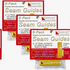SeamStick Pro: 6-Pack Removable Seam Guides, No Residue, Easy Peel & Stick (3-Pa - Picture 1 of 6