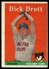 1958 Topps Set-Break #80 Dick Drott Chicago Cubs