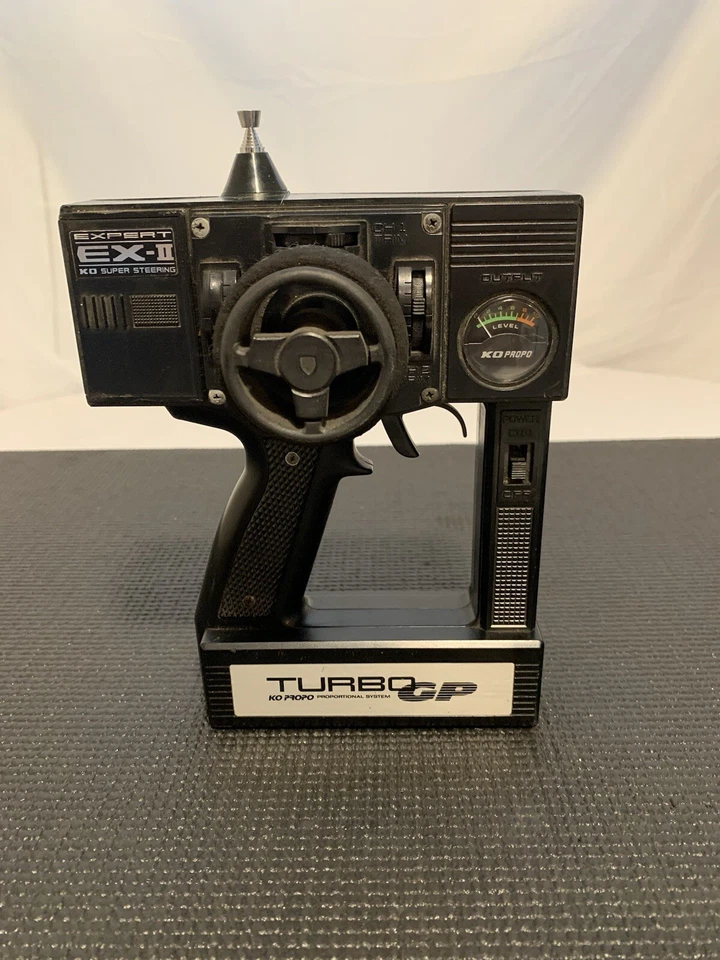 Vintag RC KO PROPO Expert EX-II Racing Super Steering Radio Controller Powers Up - Image 1 of 4