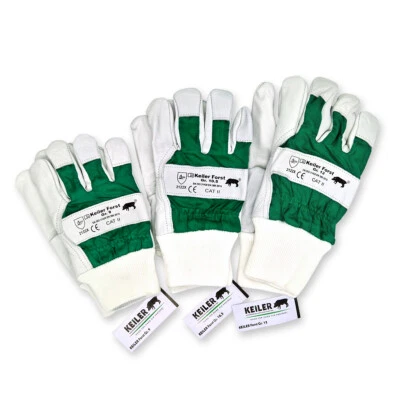 Keiler Forst Handschuhe Arbeitsschutz Brennholz Säge Forsthandschuhe