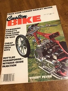 1977 July Custom Bike Motorcycle Magazine - Picture 1 of 5