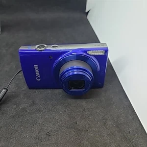 Canon PowerShot ELPH 135 16MP 8x Optical Zoom Digital Camera - Blue - No Charger - Picture 1 of 5