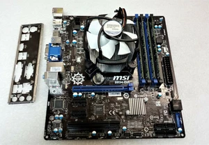 Placa base MSI B85M-E45 MS-7817 1150 Intel B85 incl. CPU i5 @ 3,50 GHz + 16 GB - Imagen 1 de 3