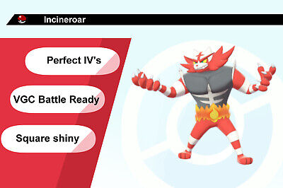 Ultra Shiny Incineroar Battle Ready 6 IV For Pokemon Sword And Shield • 1.95€