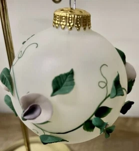 Vintage Krebs Glass Blown Christmas Ornament Signed, Dated 3D Limited Edition - Picture 1 of 5
