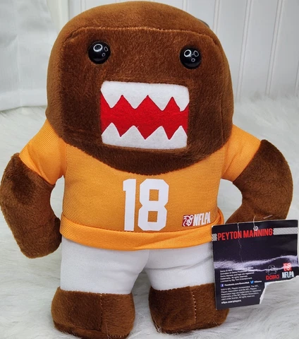 Plush Football Domo NFLPA Peyton Manning Denver Broncos Plush With Tags Cover
