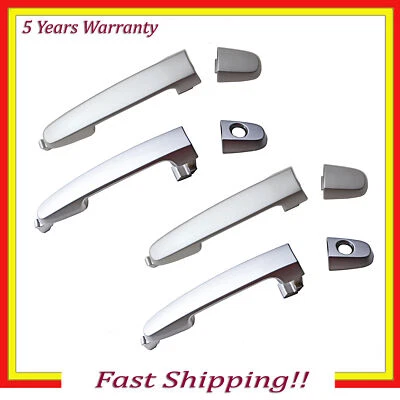 Manija de puerta exterior plateada para Pontiac Vibe 2003-2010 1,8 2,4 L juego de 4 piezas nueva Foto 1 de 4