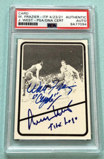 Jerry West Walt Frazier 1972 Topps Vault Printing Proof Signed Autograph PSA/DNA