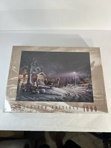 Terry Redlin- Winter Wonderland 1000 Piece Jigsaw Puzzle Rose Art 2001 Sealed - Picture 1 of 9