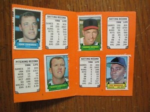 (Houston) Astros 1969 Topps Stamp Album(Comple w/JOE MORGAN/RUSTY STAUB/JIM WYNN