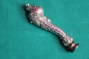 L68- ANTICO SIGILLO INGHILTERRA ARGENTO- CERALACCA TIMBRO CARTA MONETA STERLING - Imagen 1 de 9