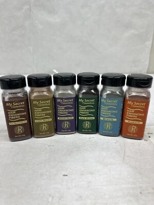 My Secret Correctives fibras para melhorar o cabelo marrom escuro 25 gramas pacote com 6 AM24 - Imagem 1 de 4