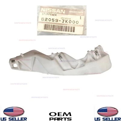 Suporte de para-choque dianteiro genuíno lado esquerdo do motorista fabricante de equipamento original Infiniti Sedan G35 G37 G25 Q40 - Imagem 1 de 2